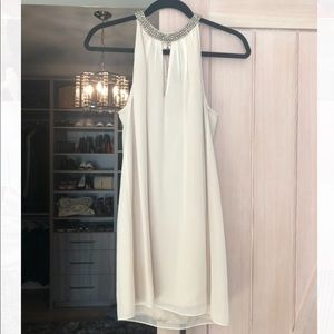 Cream shift dress